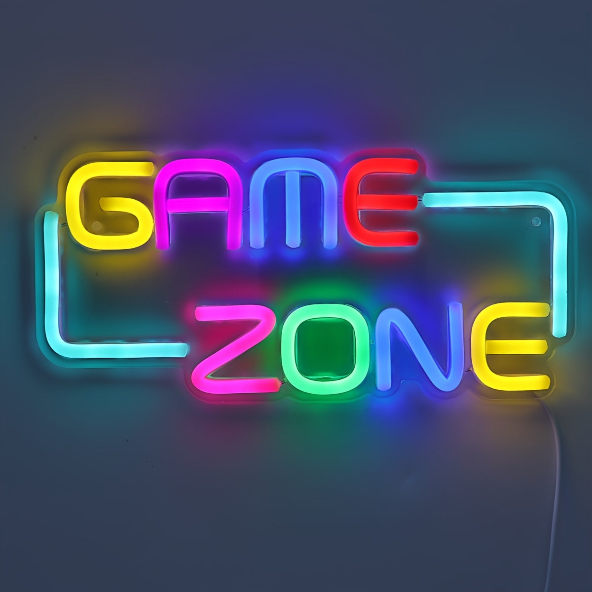 Panneau Néon LED - Design "Game Zone"
