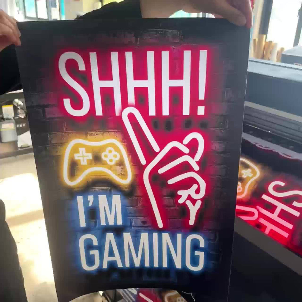 Panneau Néon LED - Design Gaming