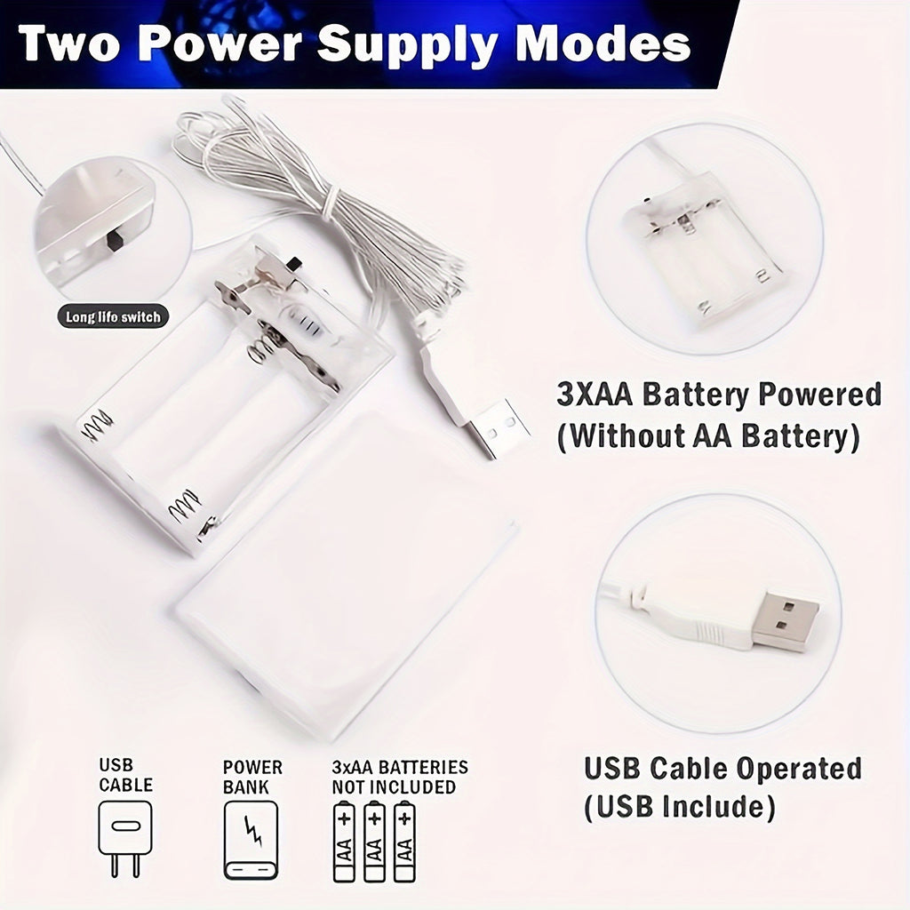 Panneau Néon LED - Design Chauve-Souris