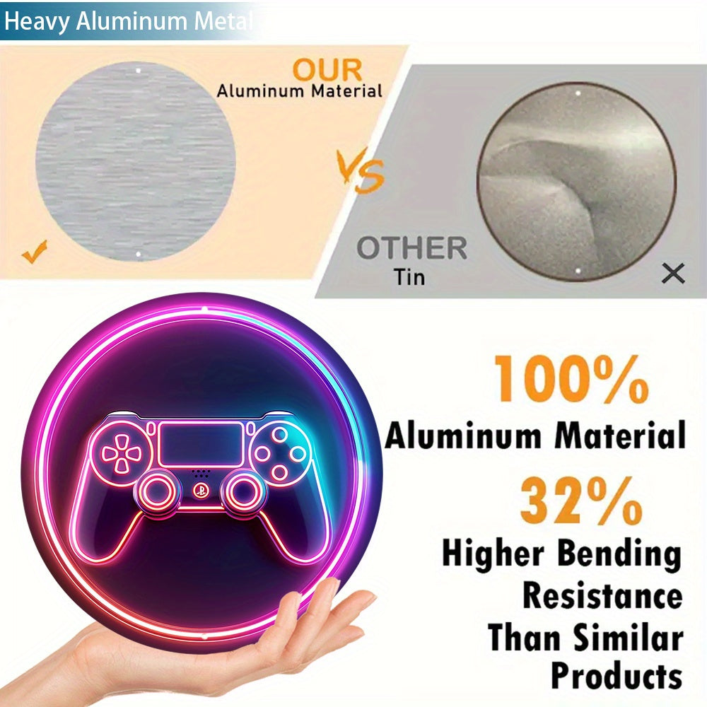 Panneau Néon LED - Design "Manette de Jeu"