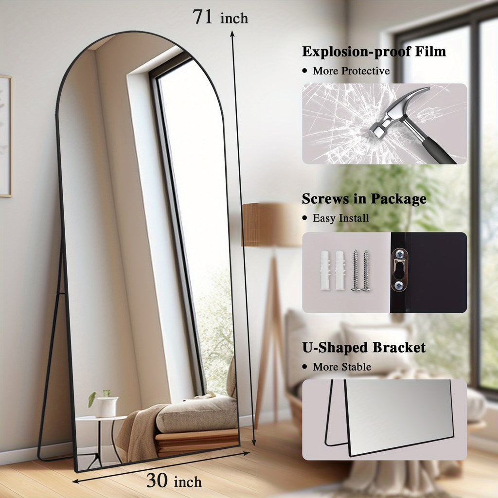Miroir Arqué Contemporain 46x147 cm