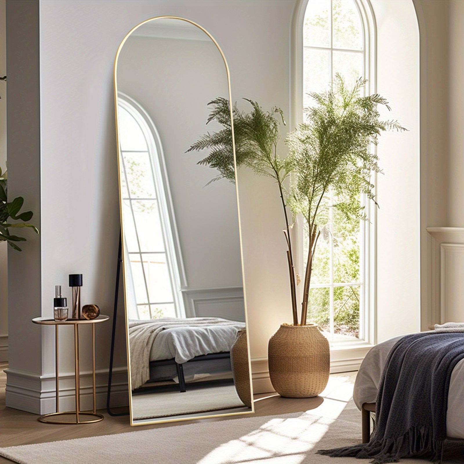 Miroir Arqué Contemporain 46x147 cm