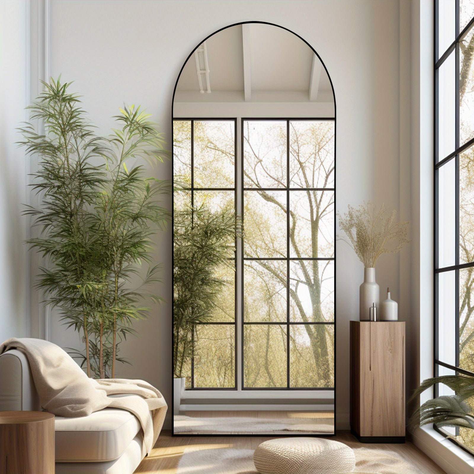 Miroir Arqué Contemporain 46x147 cm