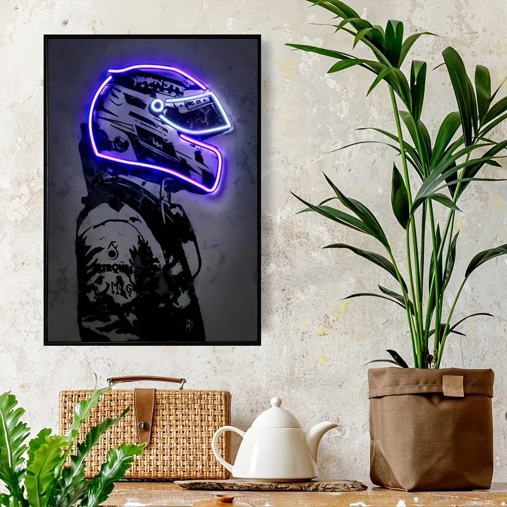 Poster Néon - Design Racing Superstar