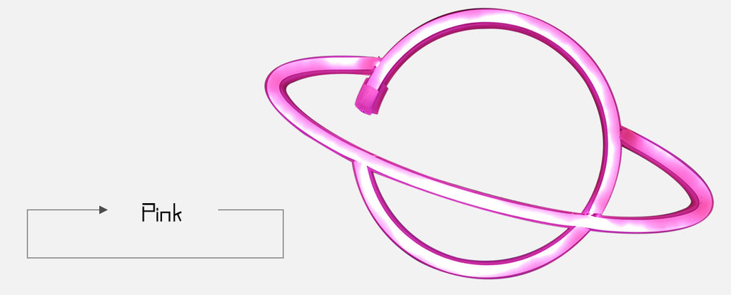 Panneau Néon LED - Planète