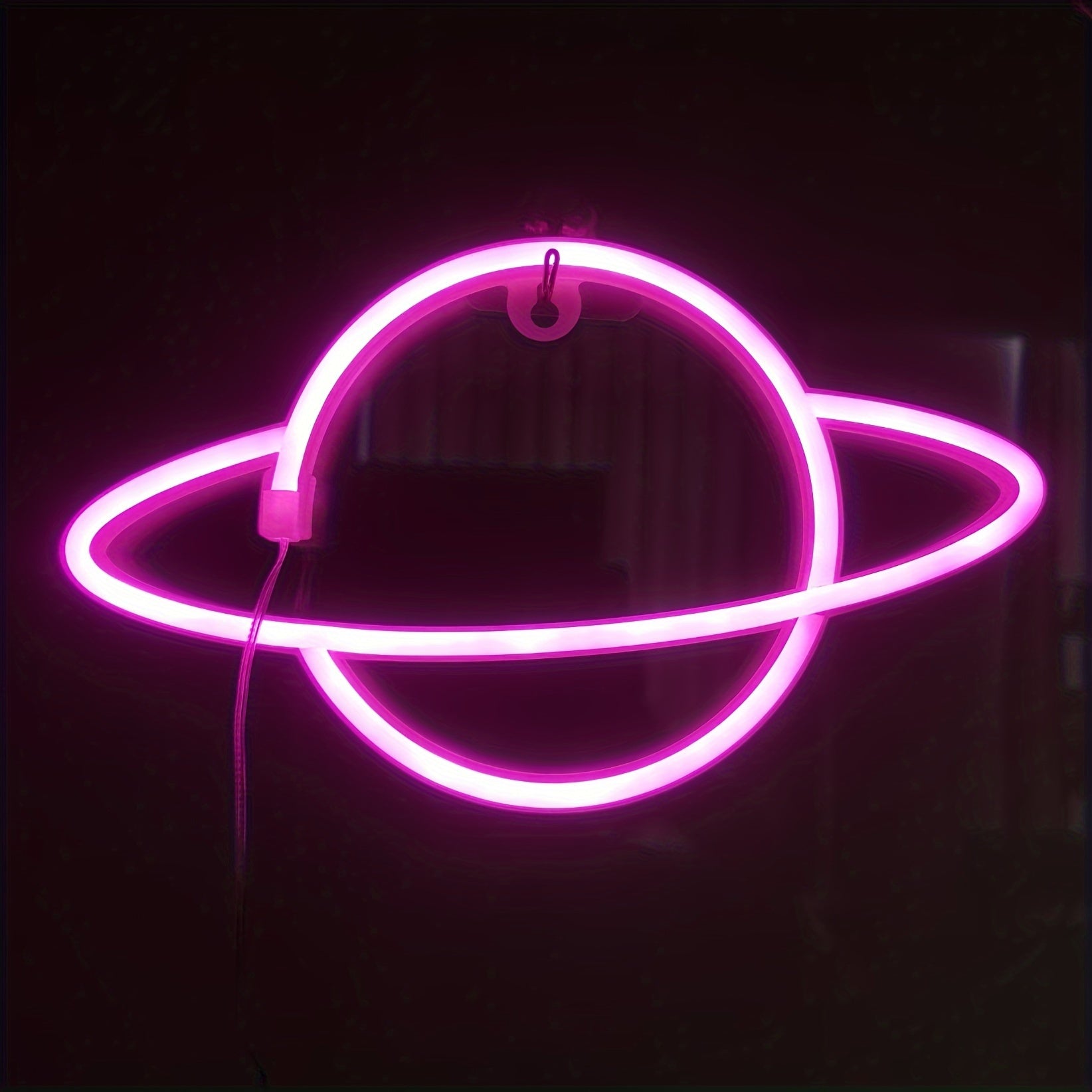 Panneau Néon LED - Planète