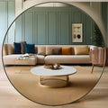 Miroir Rond Noir 60 cm – Anti-Buée