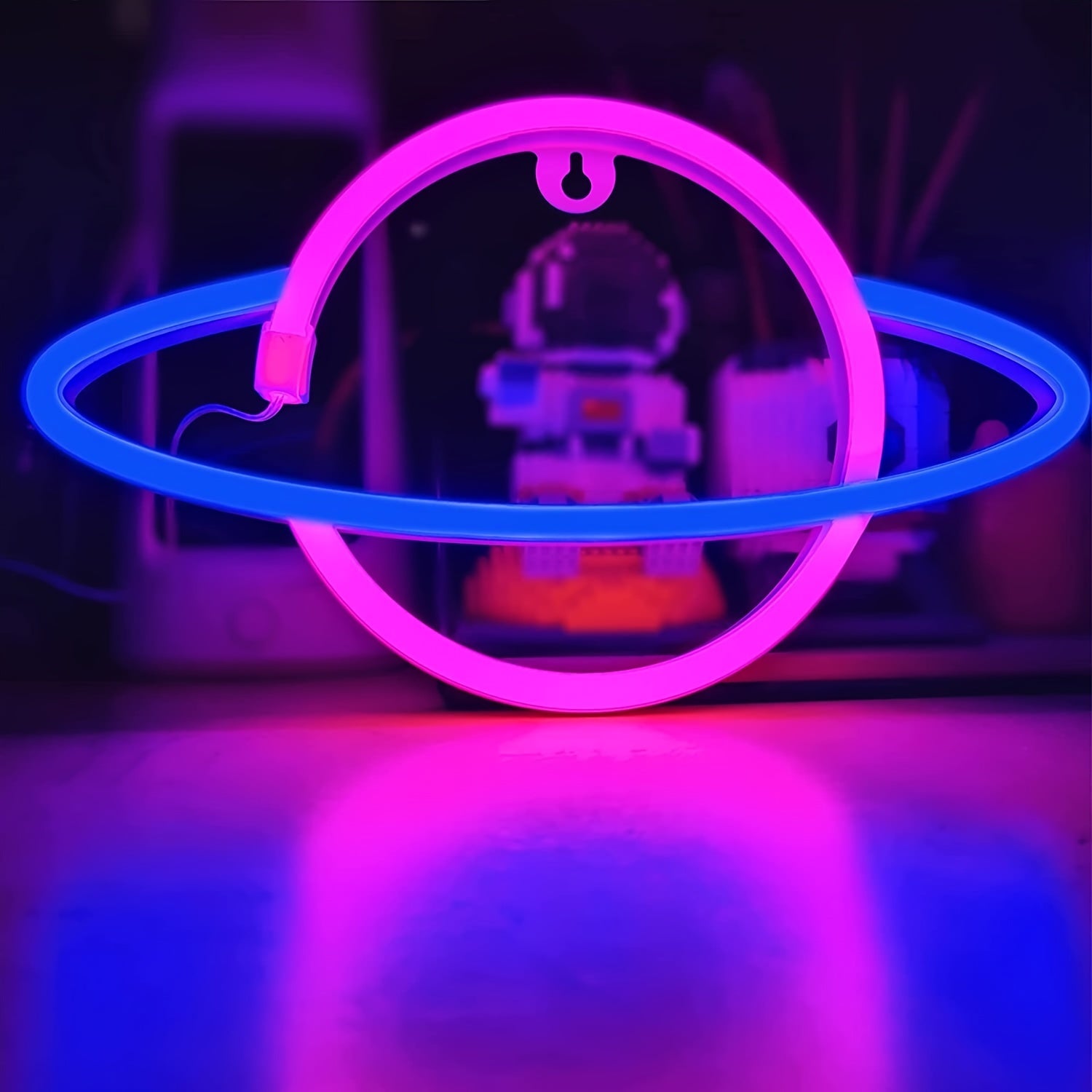 Panneau Néon LED - Planète