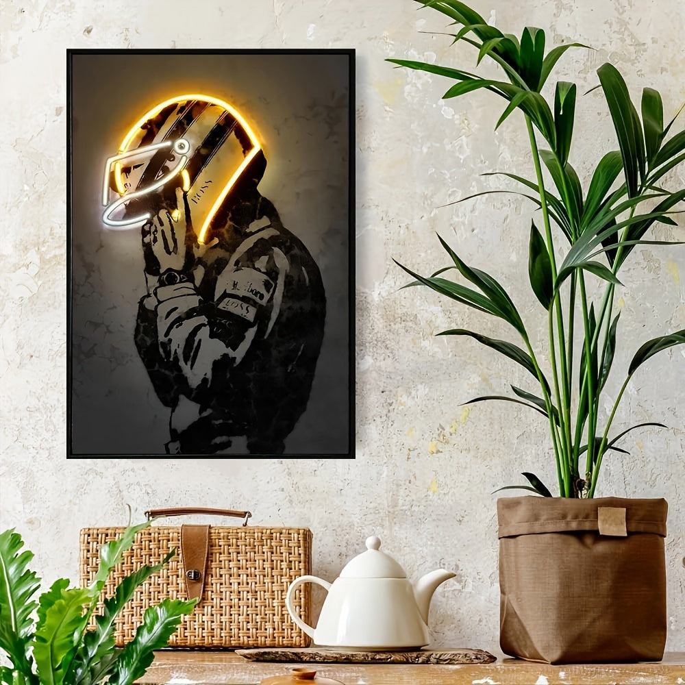 Poster Néon - Design Racing Superstar