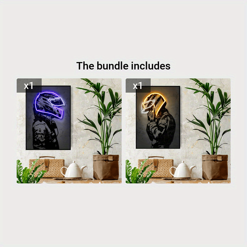 Poster Néon - Design Racing Superstar