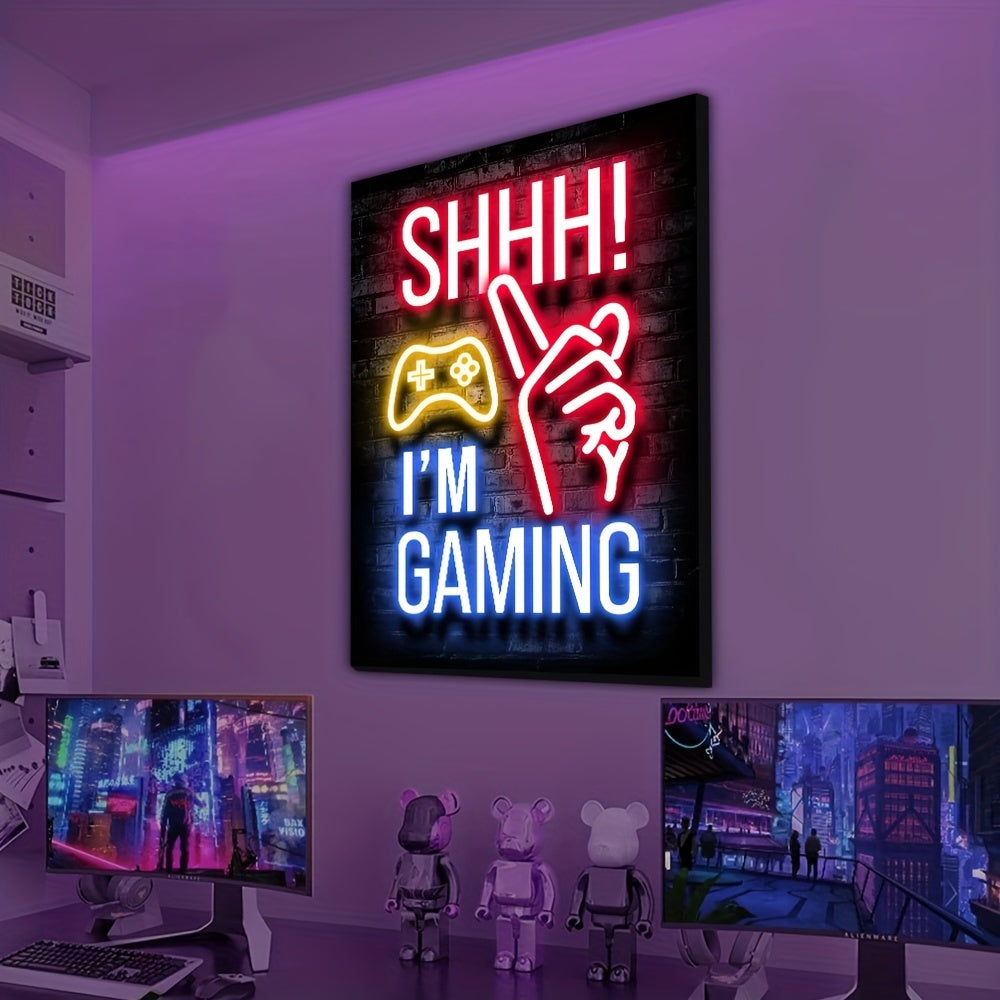 Panneau Néon LED - Design Gaming