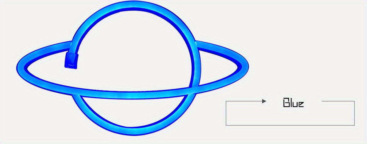 Panneau Néon LED - Planète