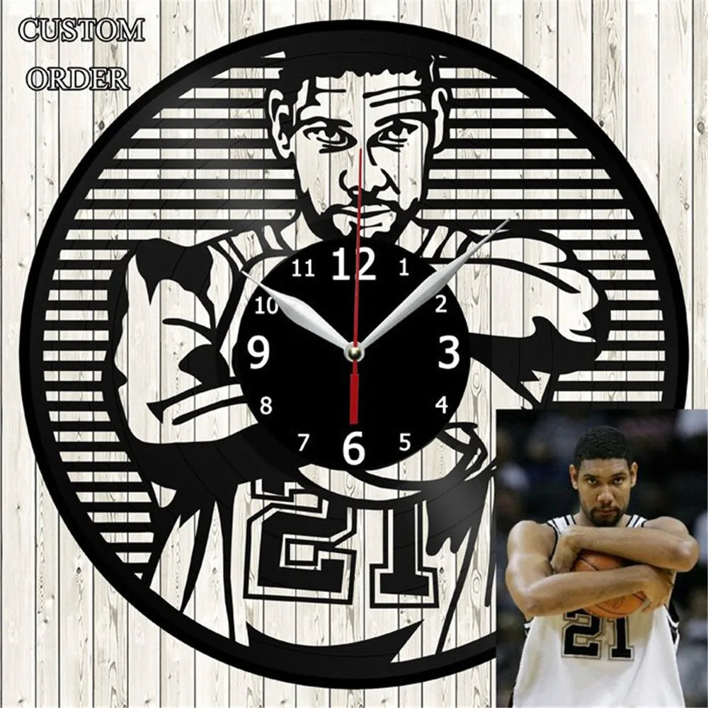 Horloge Murale Vinyle – Personnages du Film Star Wars