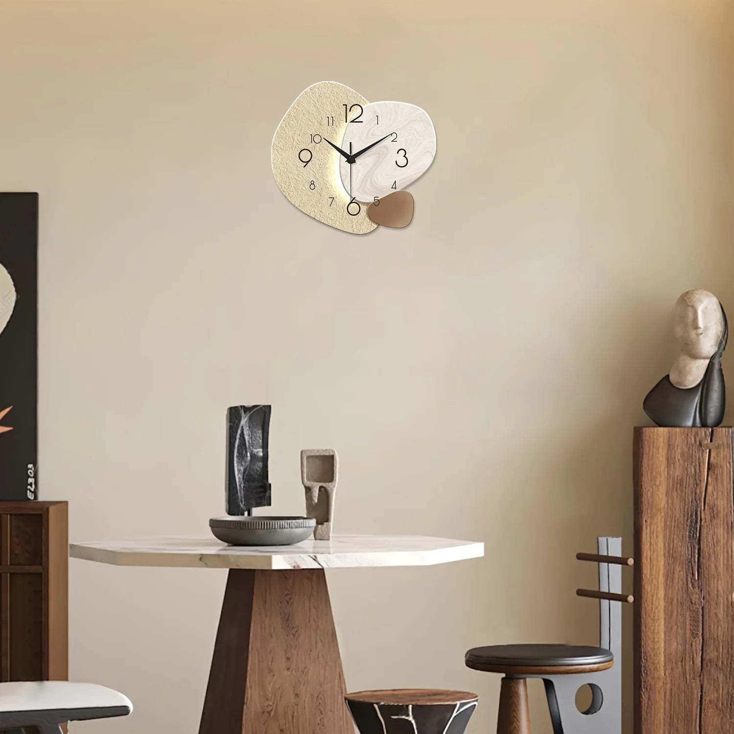 Horloge Murale Moderne et Simple – Quartz Silencieuse