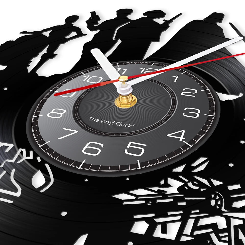 Horloge Murale Vinyle – Personnages du Film Star Wars