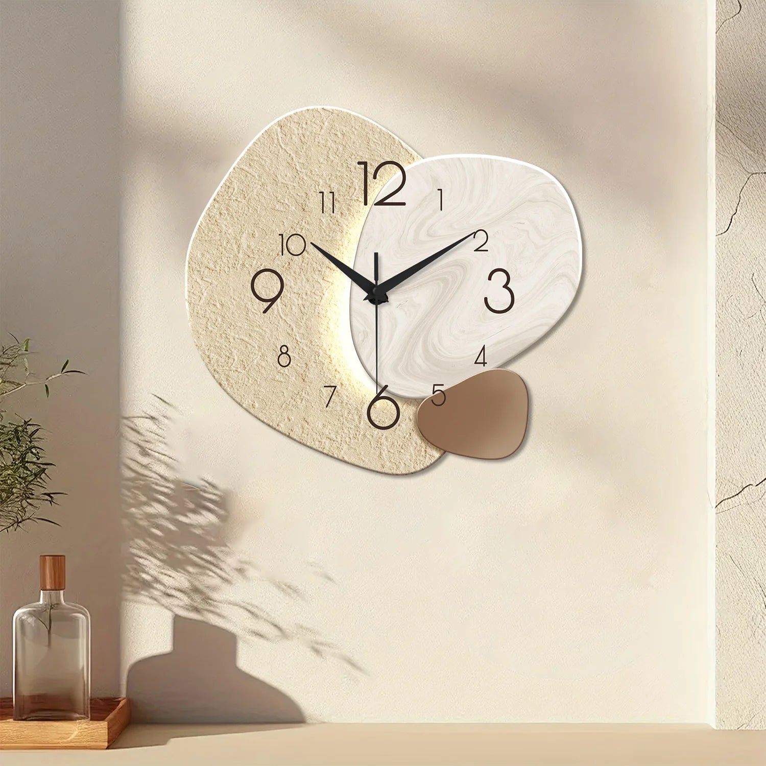 Horloge Murale Moderne et Simple – Quartz Silencieuse