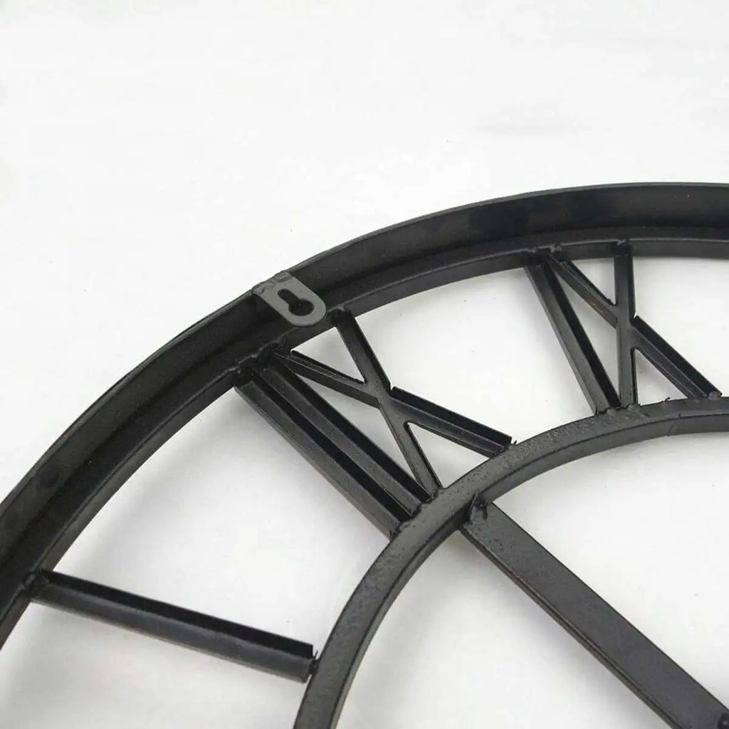 Horloge Murale Métal Style Européen – Design Antique et Silencieux