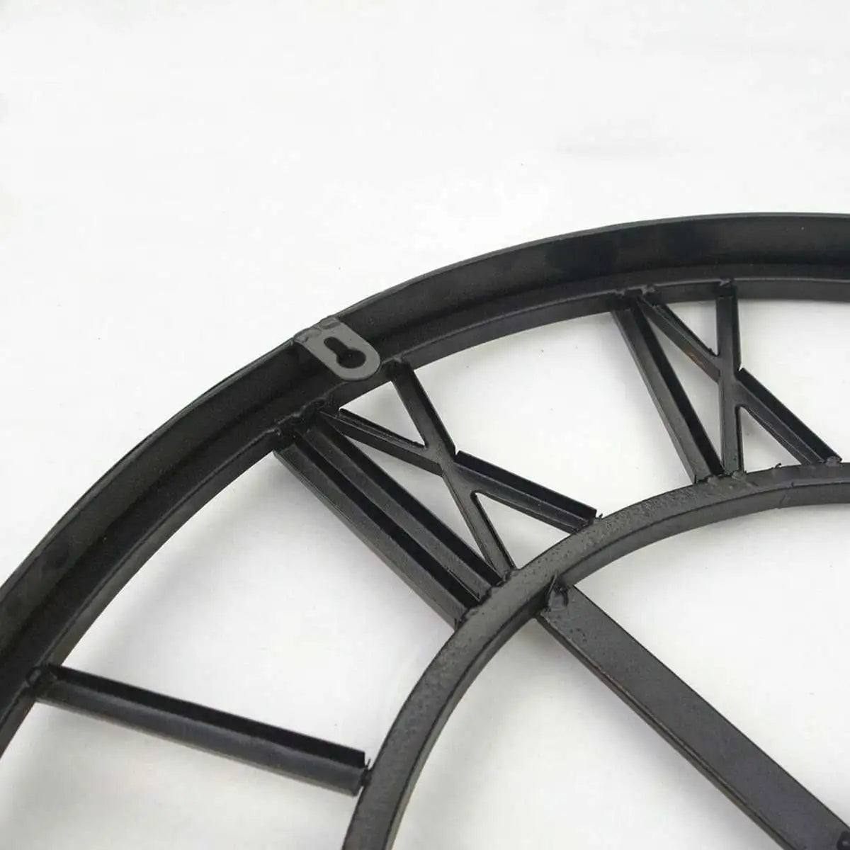 Horloge Murale Métal Style Européen – Design Antique et Silencieux