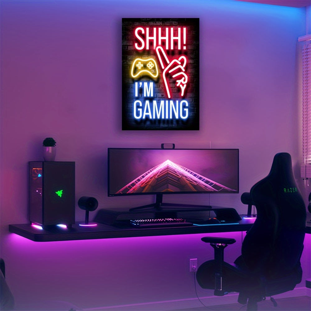 Panneau Néon LED - Design Gaming