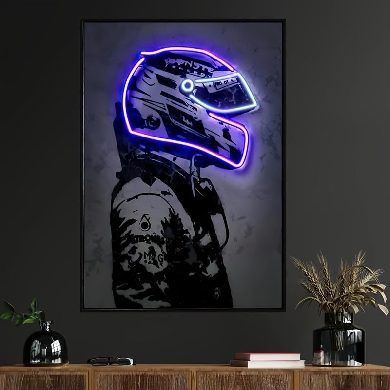 Poster Néon - Design Racing Superstar