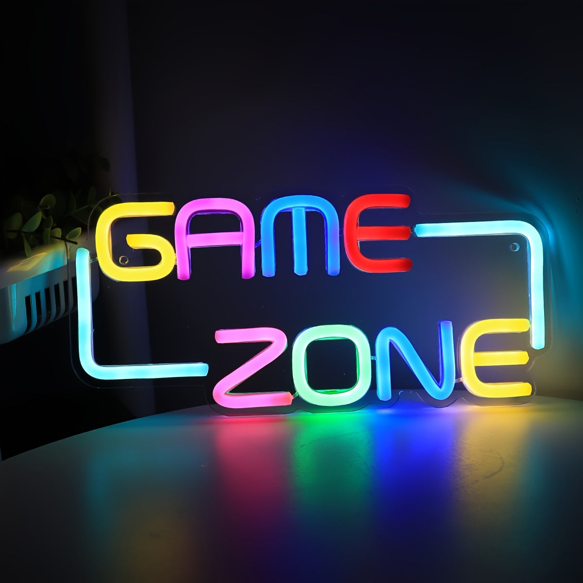 Panneau Néon LED - Design "Game Zone"