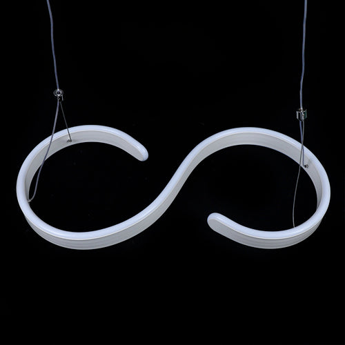 Suspension LED Contemporaine – Design Spiralé en Acrylique