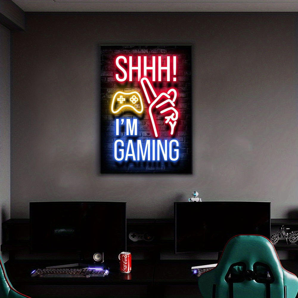 Panneau Néon LED - Design Gaming