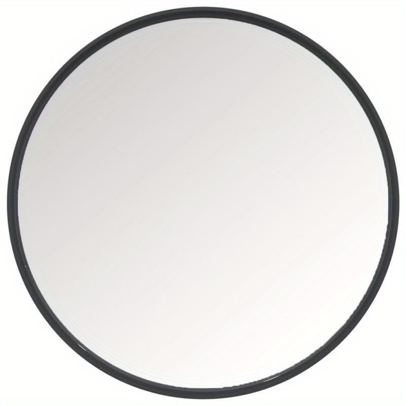 Miroir Rond Noir Moderne 40 cm