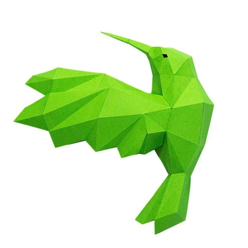 Sculpture 3D Oiseaux X3 - Décoration murale DIY en Papercraft